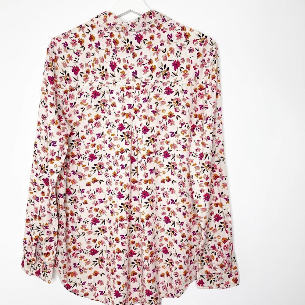 BEACHLUNCHLOUNGE Pink Floral Alanna Blouse - Picture 7 of 8
